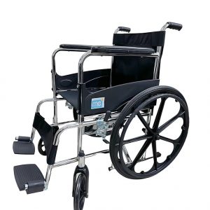 ME plus FOLDING WHEELCHAIR CHROME PLATED