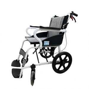 Me + Wheelchair Aluminium, Folding premium wheelchair, ME+ white Aluminium wheelchair